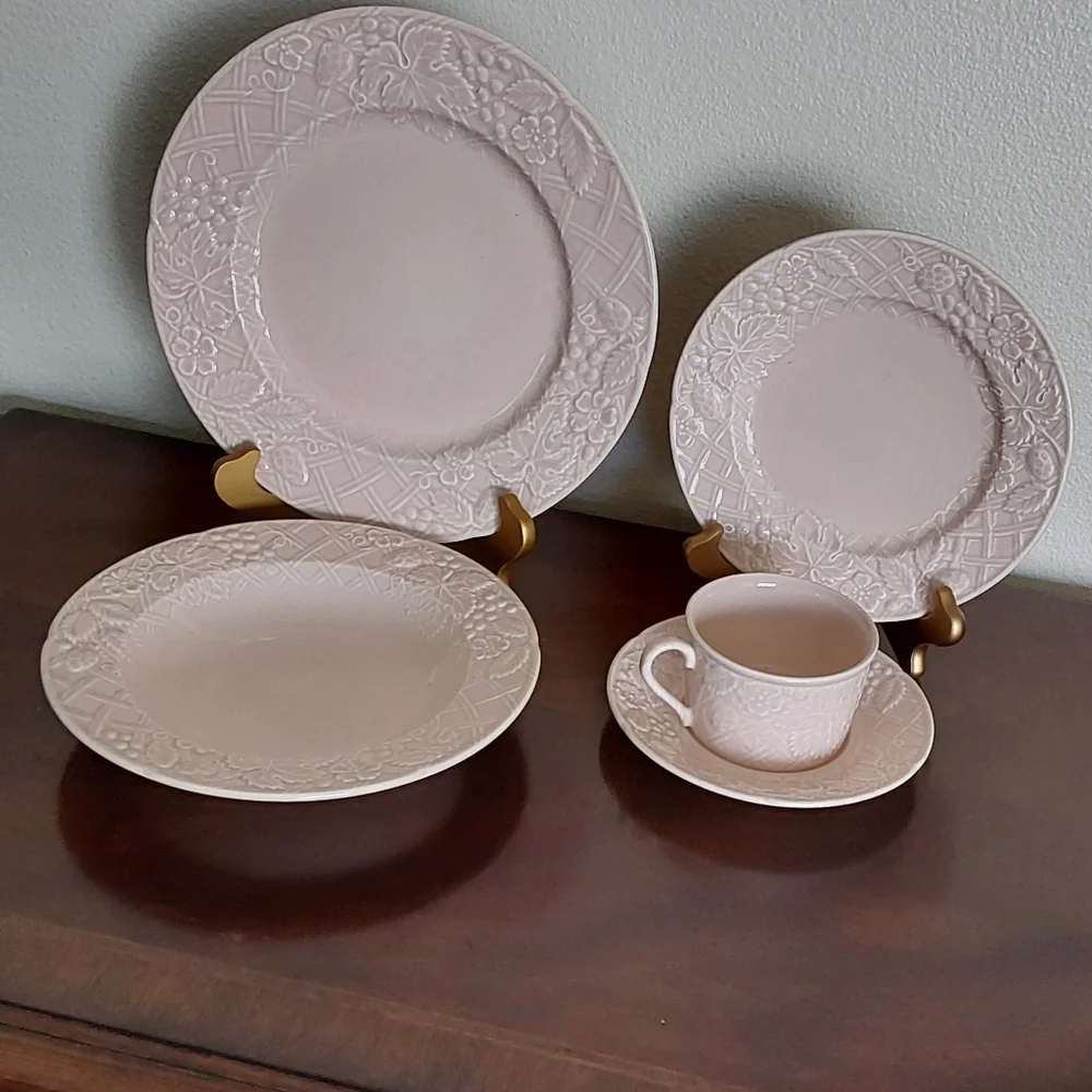 Mikasa ceramic vintage plates